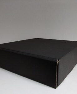 Samosklopiva kutija 18cm x 18cm x 4cm CRNA