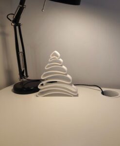 Alternative view of Dekorativna novogodišnja jelka bela