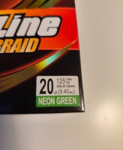 Berkley FireLine Ultra 8 — 150 m (8-nit) · Neon Green 🌊🎣 — 0,12mm